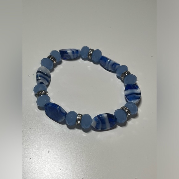 Blue Crystal Bracelet - Picture 1 of 3